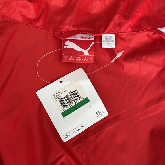 Puma T7 Super Light Jacket Red - Picture 2 of 5